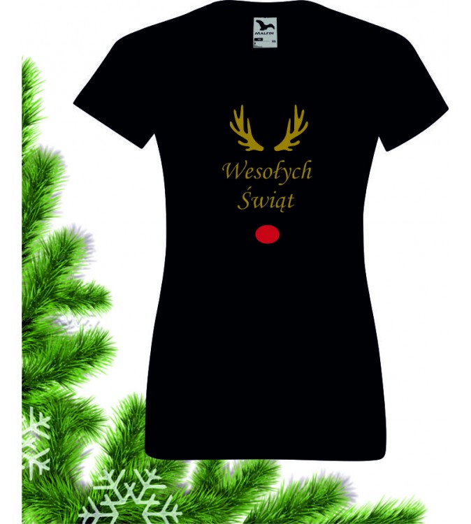 copy of Koszulka męska Świąteczny Renifer